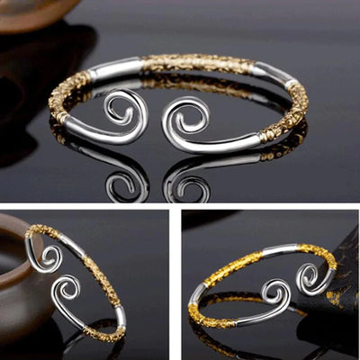 Gold Hoop Bracelet