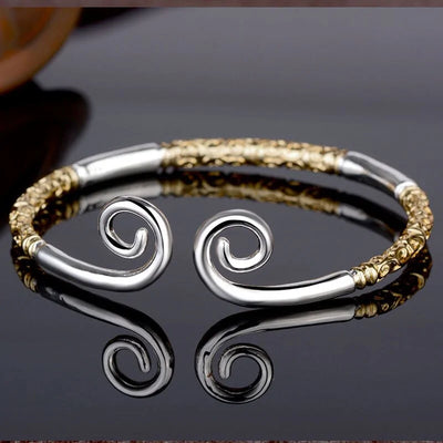 Gold Hoop Bracelet