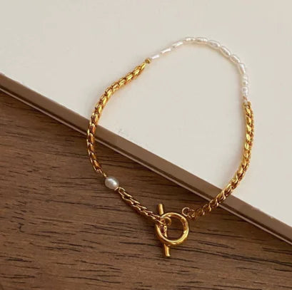 Simple and Elegant Pearl Bracelet for Women